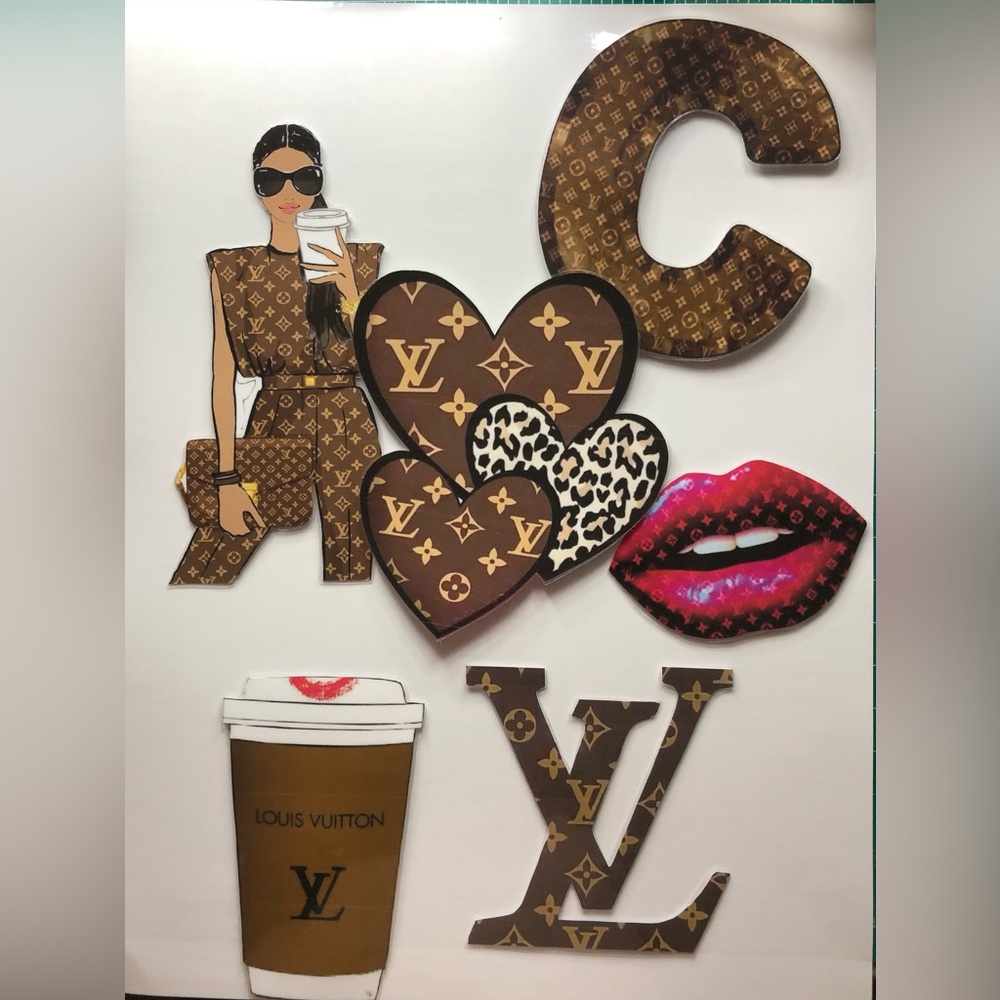 SET# 7—Designer-Inspired Monogram Magnet Set